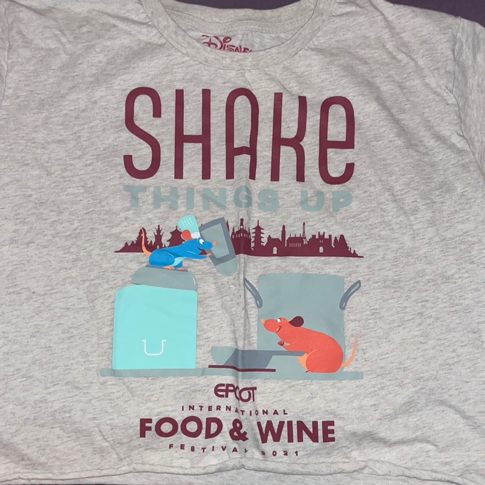 Disney Epcot food and wine festival crop top